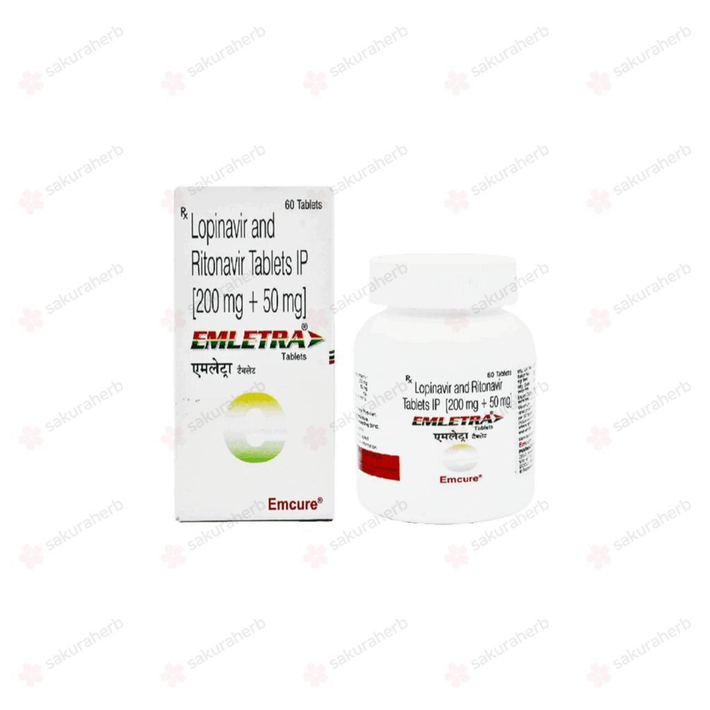에믈레트라 ( 로피나비어 + 리토나비르 Lopinavir + Ritonavir 200mg + 50mg )