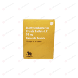 반노시드 테블릿 (구연산디에틸카바마진 Diethylcarbamazine citrate, DEC 50mg)