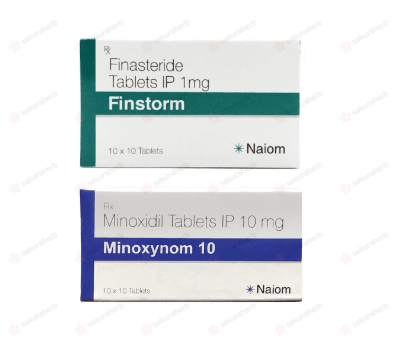 핀스톰 + 미녹시놈 10 (피나스테리드 Finasteride 1mg + 미녹시딜 Minoxidil 10mg)