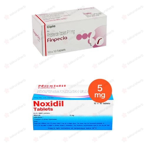 핀페시아 300정 + 녹시딜 300정 (피나스테리드 Finasteride 1mg + 미녹시딜 Minoxidil 5mg)