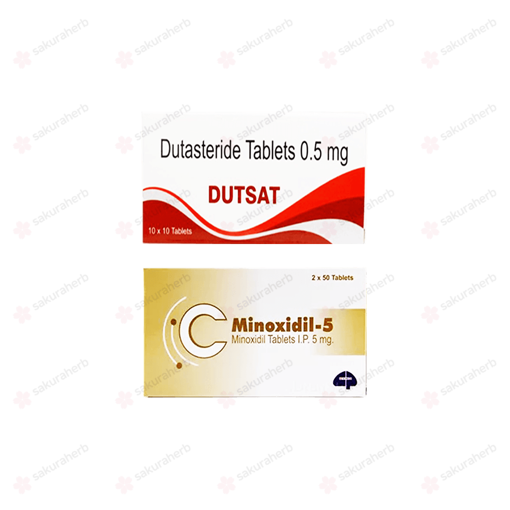 두사트 + 미녹시딜 5 (두타스테리드 Dutasteride 0.5mg + 미녹시딜 Minoxidil 5mg)
