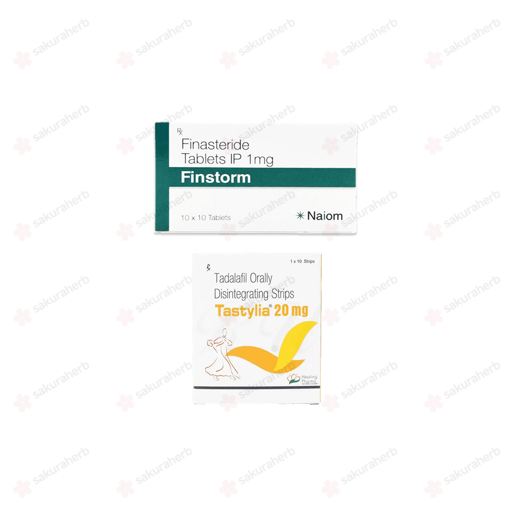 핀스톰 + 타스틸리아 20 ( 피나스테리드 Finasteride 1mg ) + ( 타다라필 tadalafill 20mg )