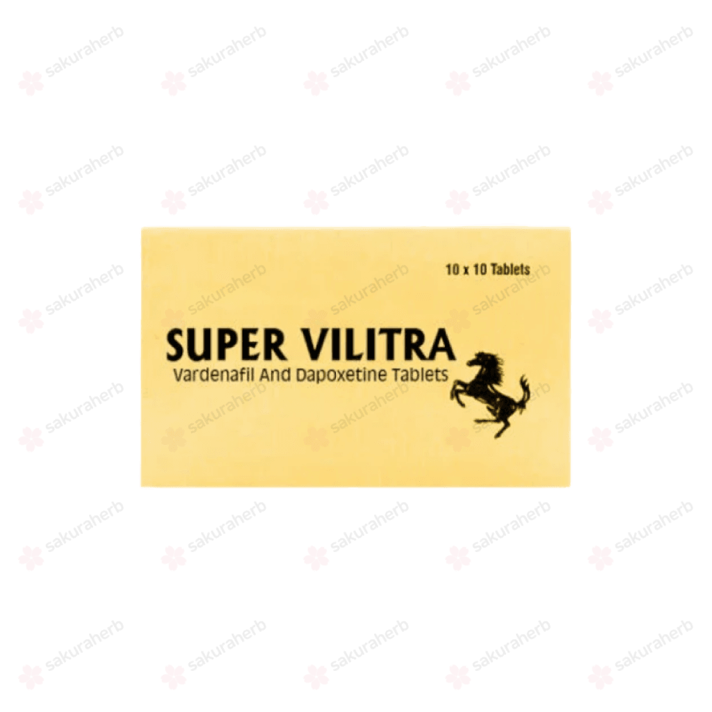 슈퍼 빌리트라 (바데나필 Vadenafil 20mg + 다폭세틴Dapoxetine 60mg)