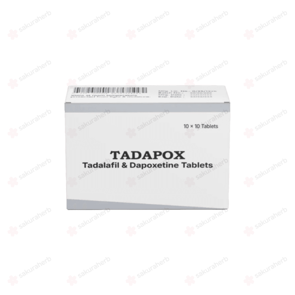 타다폭스 (타다라필 Tadalafil 20mg +다폭세틴 Dapoxetine 60mg)