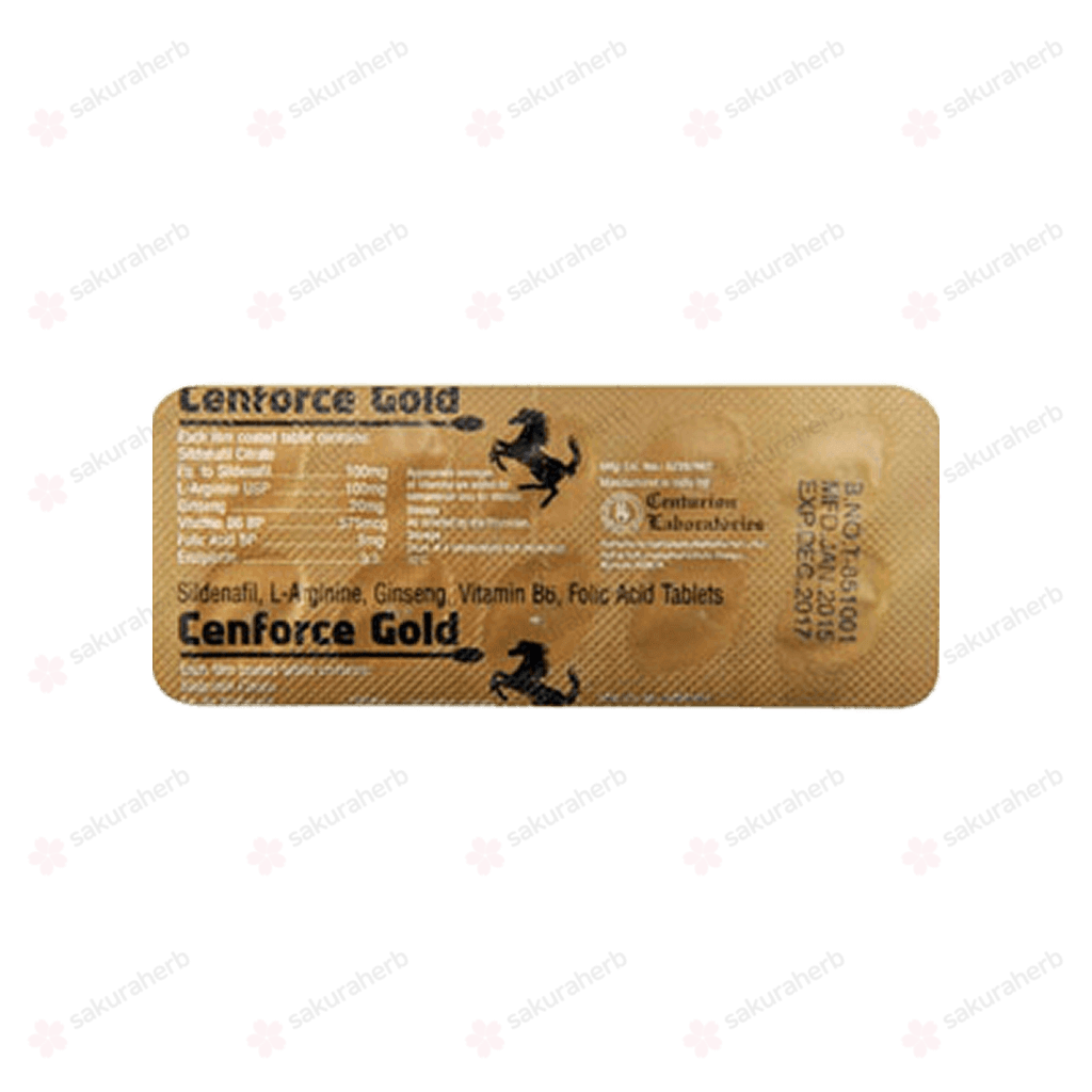 센포스 골드 100 (구연산 실데나필 Sildenafil Citrate 100mg)