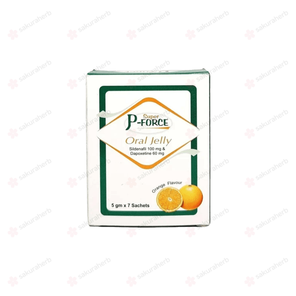 슈퍼 P포스 오랄 젤리 (구연산 실데나필 Sildenafil Citrate 100mg + 다폭세틴 Dapoxetine 60mg)