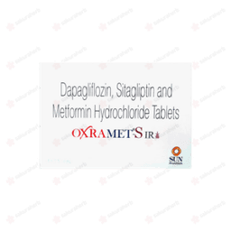 옥스라메트 S IR 5/50/1000mg (다파글리플로진 Dapagliflozin 5mg + 시타글립틴 Sitagliptin 50mg + 메트포르민 Metformin 1000mg)