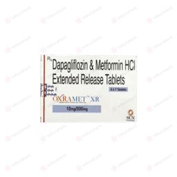 옥스라메트 S XR 500 (다파글리플로진 Dapagliflozin 10mg + 시타글립틴 Sitagliptin 100mg + 메트포르민 Metformin 500mg)