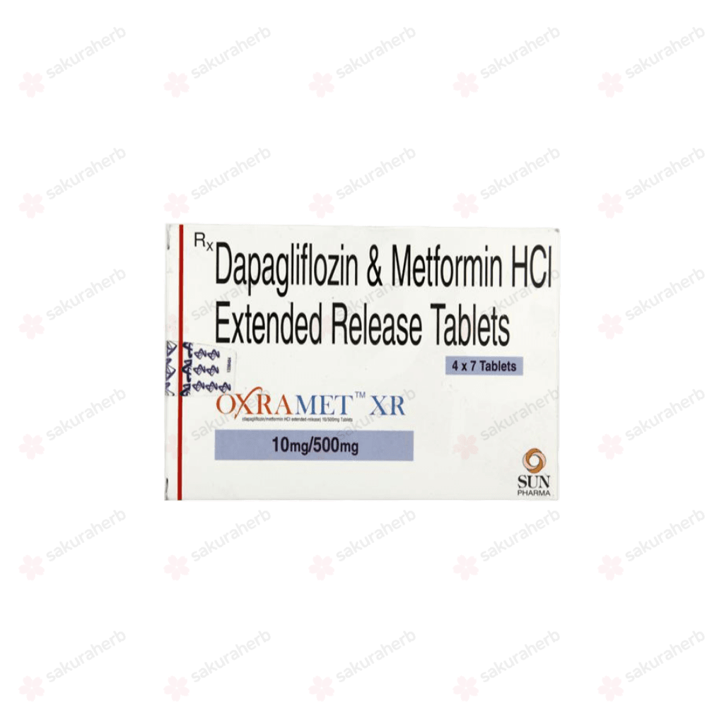 옥스라메트 S XR 500 (다파글리플로진 Dapagliflozin 10mg + 시타글립틴 Sitagliptin 100mg + 메트포르민 Metformin 500mg)