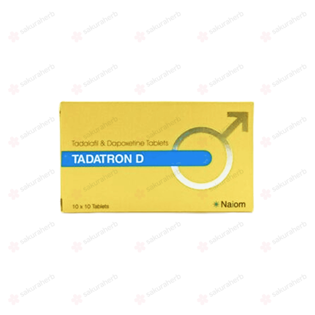 타다트론 D (타다라필 Tadalafil 20mg +다폭세틴 Dapoxetine 60mg)