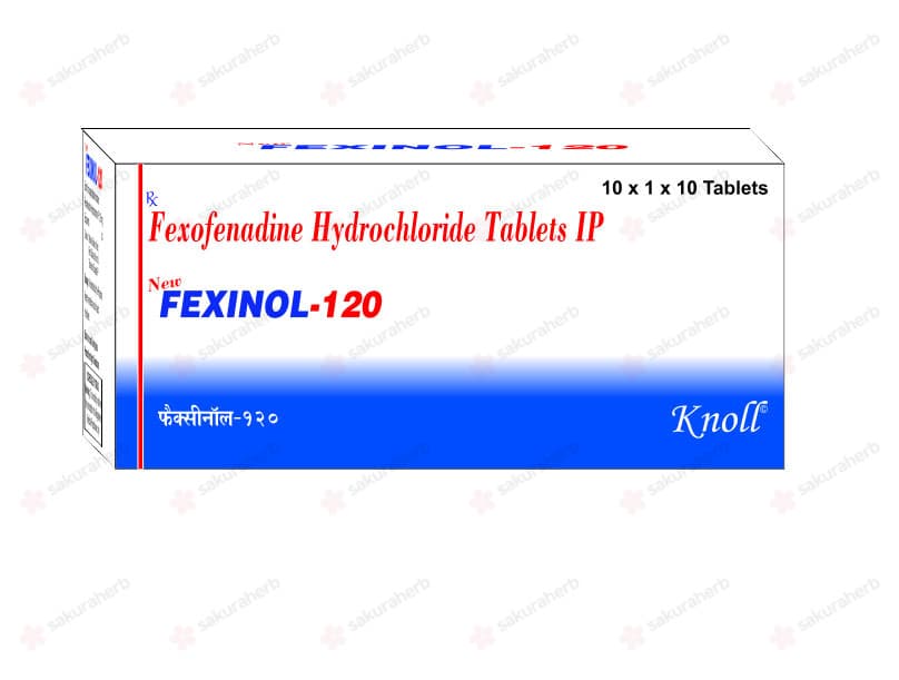 펙시놀 120 (펙소페나딘염산염 Fexofenadine 120mg)