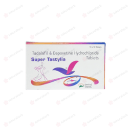슈퍼타스틸리아 (타다라필 Tadalafil 20mg +다폭세틴 Dapoxetine 60mg)