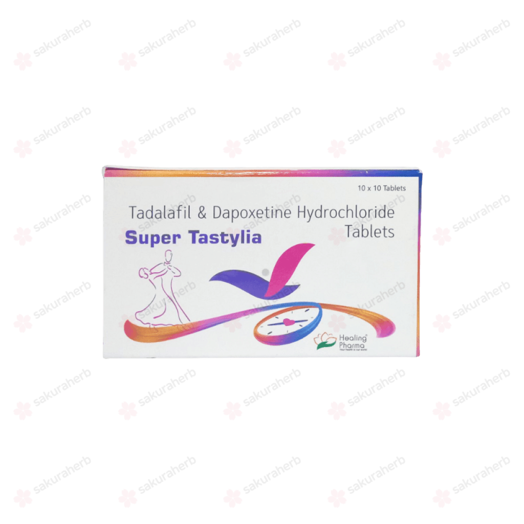 슈퍼타스틸리아 (타다라필 Tadalafil 20mg +다폭세틴 Dapoxetine 60mg)