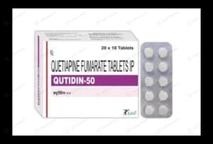 쿠티딘 50 ( 쿠에티아핀 푸마르산염 Quetiapine Fumarate 50mg )