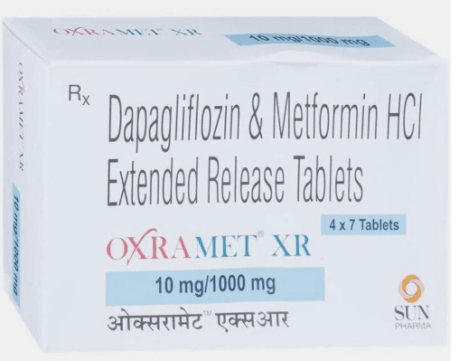 옥스라메트 XR 10/500mg (다파글리플로진 Dapagliflozin 10mg + 메트포르민 Metformin 500mg)