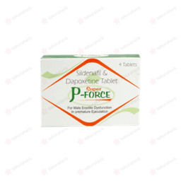 슈퍼 P 포스 (구연산 실데나필 Sildenafil Citrate 100mg + 다폭세틴 Dapoxetine 60mg) 슈퍼 P 포스 (구연산 실데나필 Sildenafil Citrate 100mg + 다폭세틴 Dapoxetine 60mg)