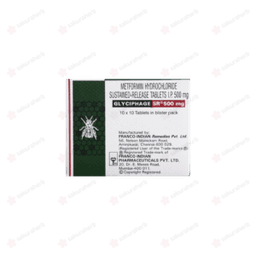 글리시파지 SR 500mg (메트포르민 Metformin Hydrochloride 500mg) 글리시파지 SR 500mg (메트포르민 Metformin Hydrochloride 500mg)