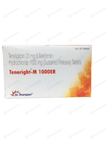 테네라이트-M 1000 ER ( 테네리글립틴 + 메트포르민 Teneligliptin + Metformin ) 테네라이트-M 1000 ER ( 테네리글립틴 + 메트포르민 Teneligliptin + Metformin )