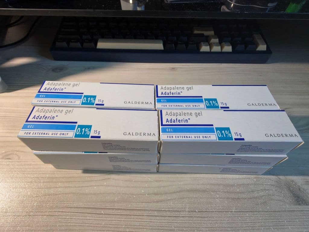 후기 - 아다팔렌겔 0.1% ( 아다페린 Adapalene 0.1% ) 15g - 6개